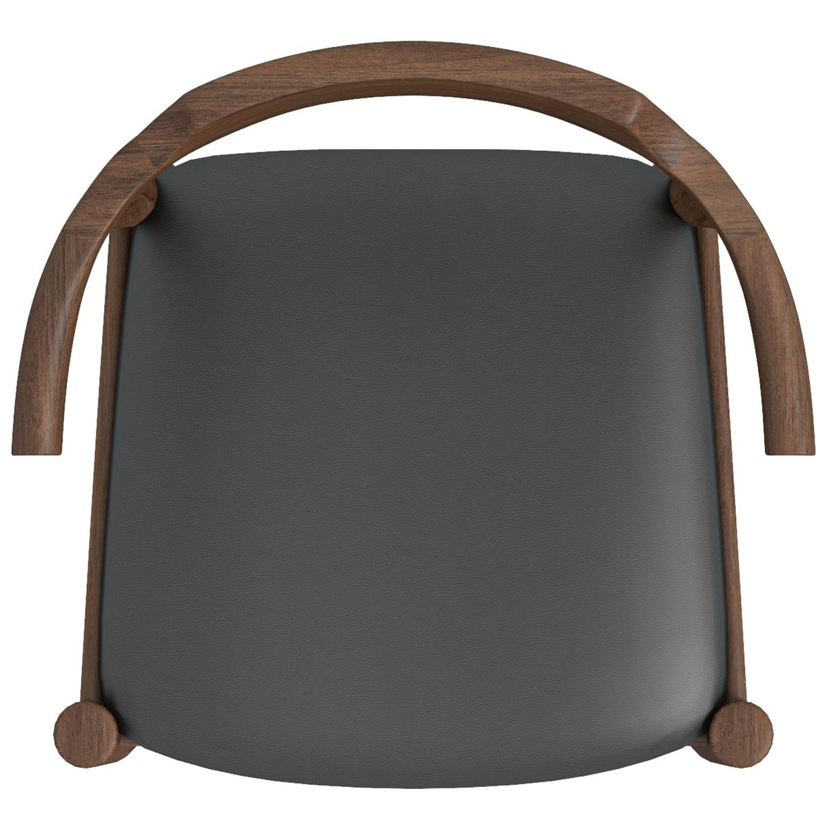 Leon Mid-Century Modern Leather Dining Chair (Set of 2)