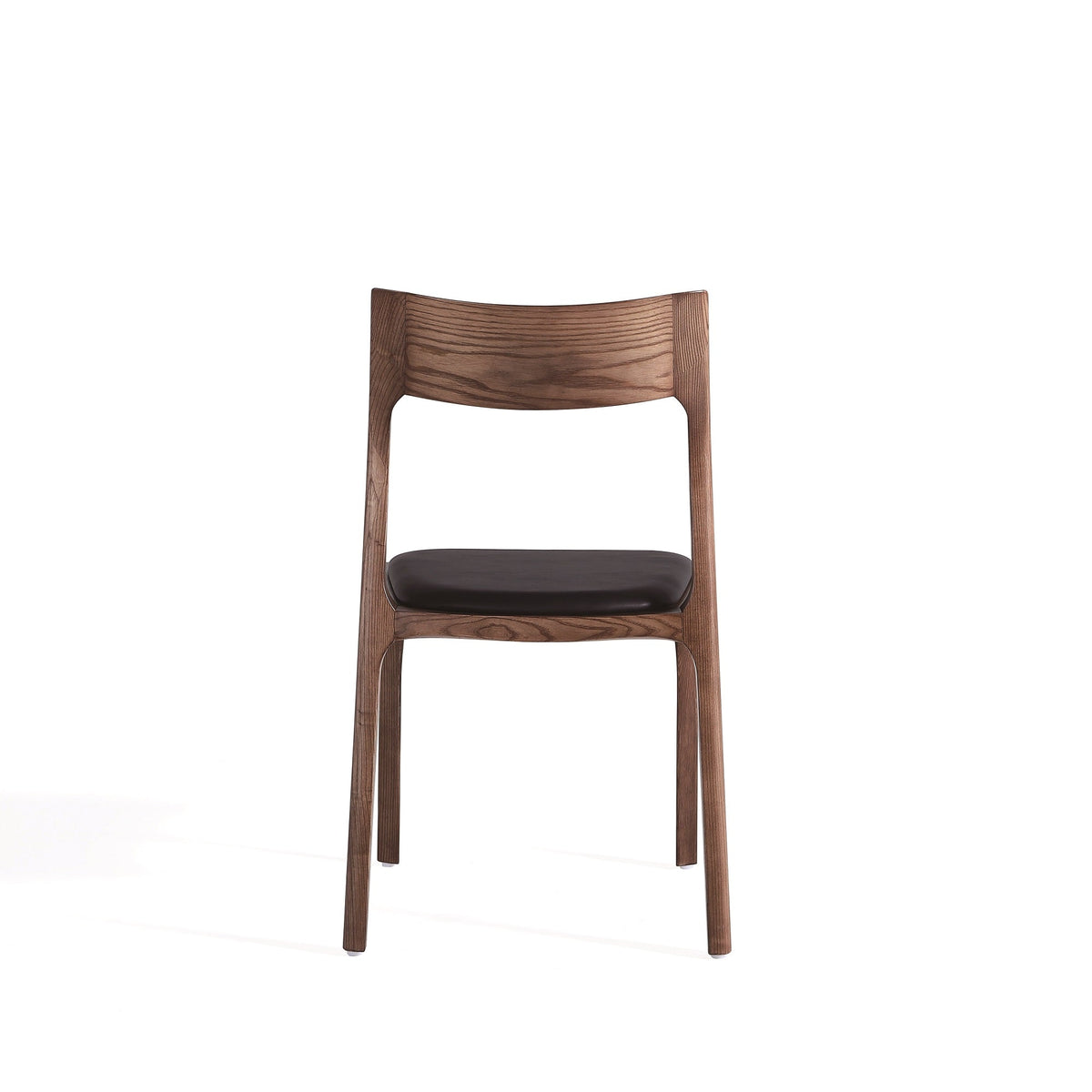Moderno Wood Vegan Leather Dining Chair