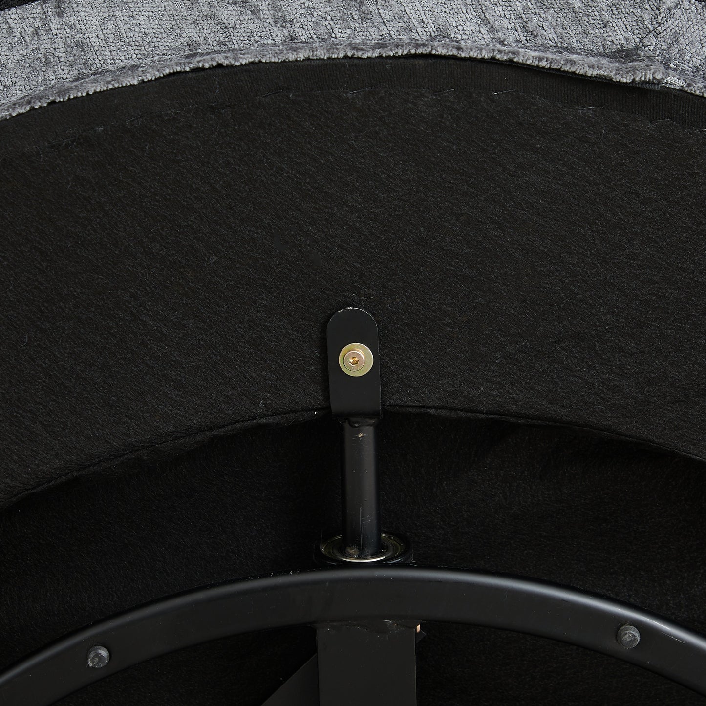 55''L Polyester Foam Single Swivel Chair
