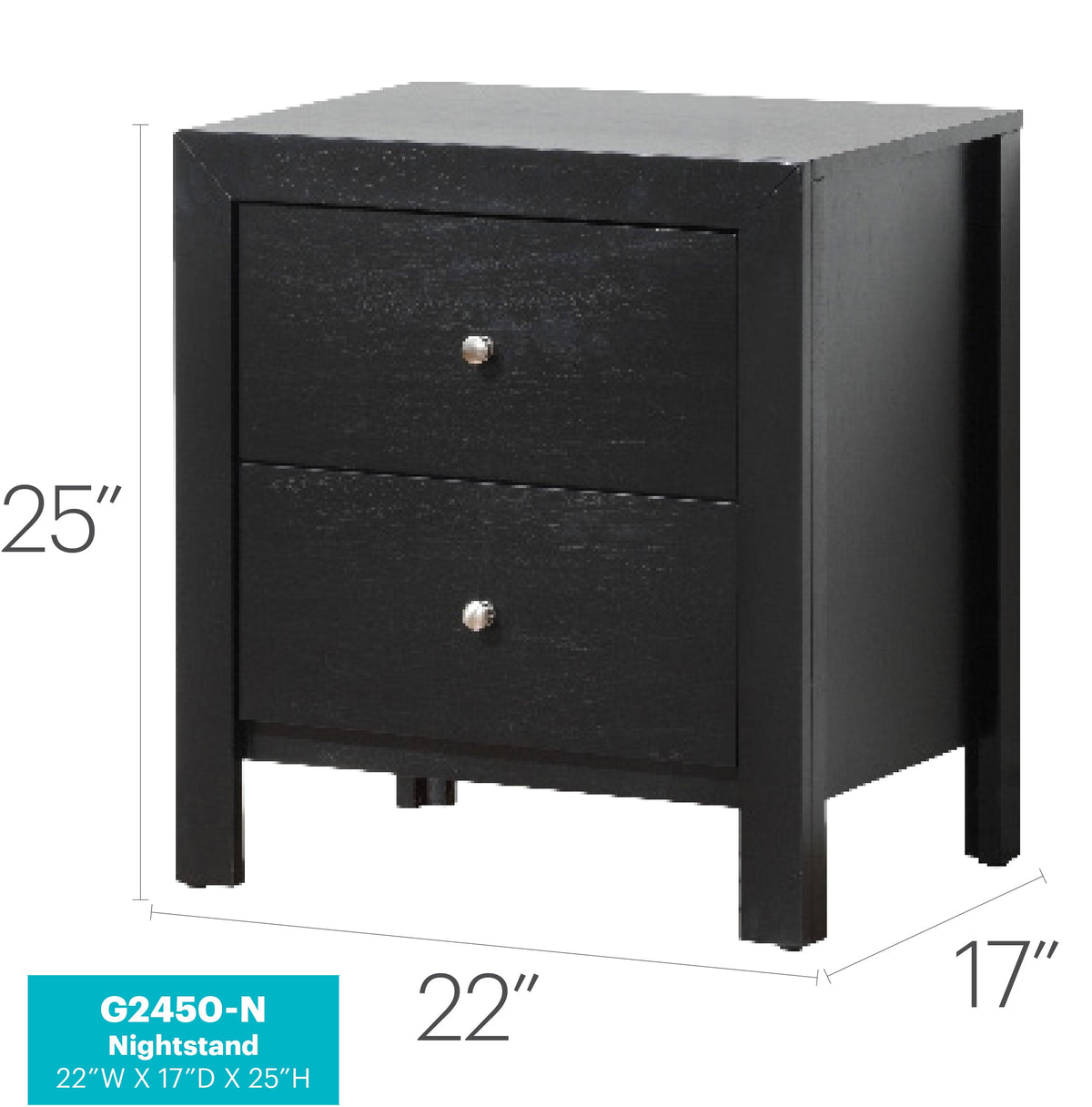 Elegantly Designed Bedside Table In Chic