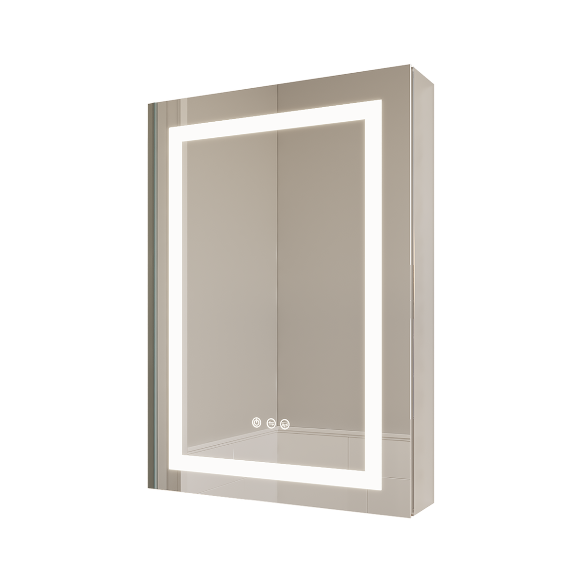 26x20 Inch Bathroom Medicine Cabinet with LED Mirror