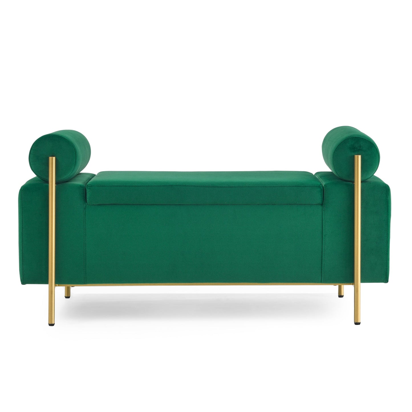 Elegant Upholstered Velvet Storage Bench