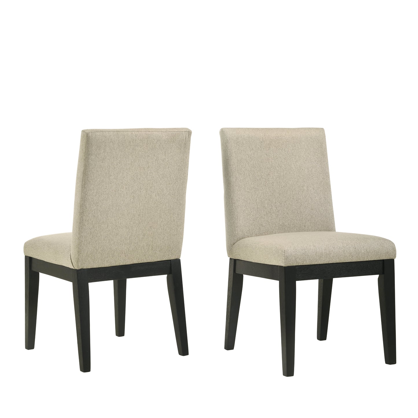 Rocco Contemporary Solid Wood Dining Chairs, Set of 2