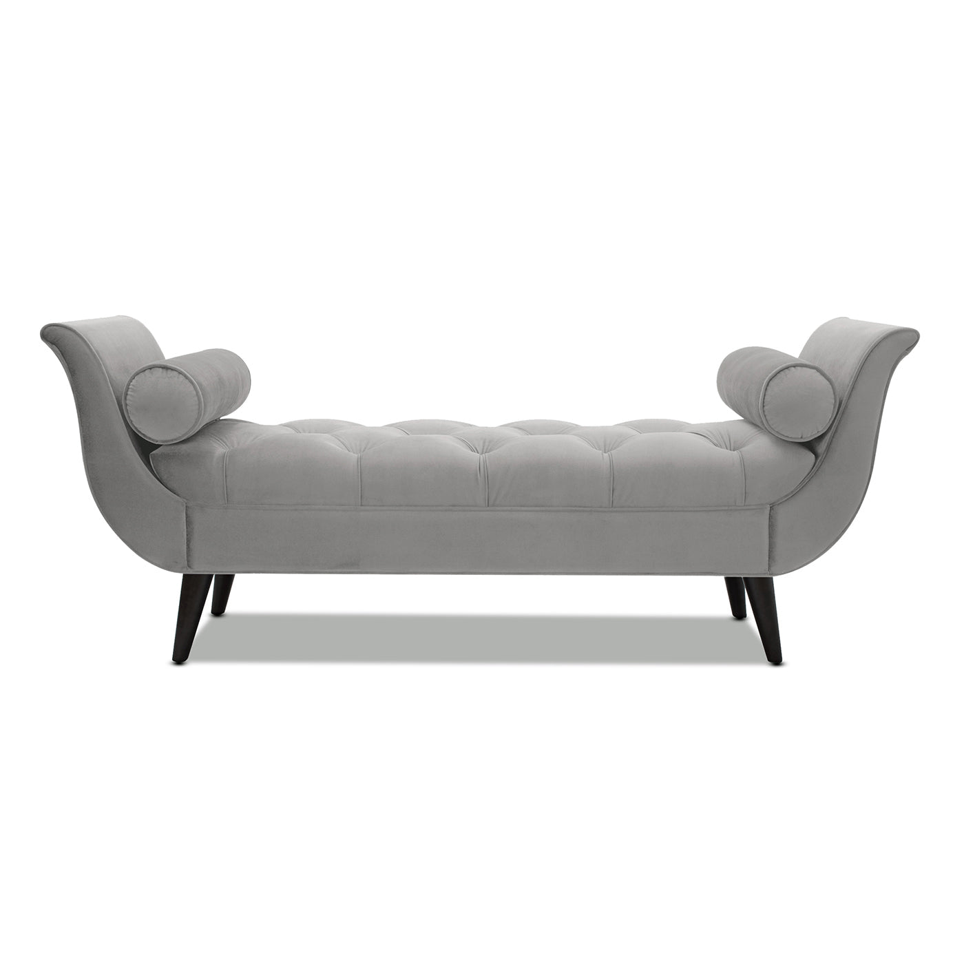 Alma Tufted Flared Arm Entryway Bench, Opal