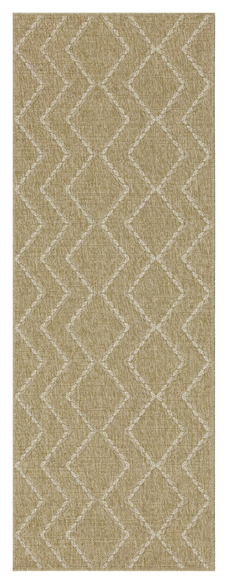 Earth GC_NTL1011 Jute/White Area Rug