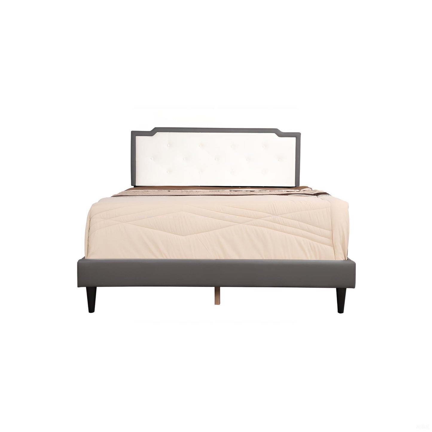 Charming Light Queen Bed