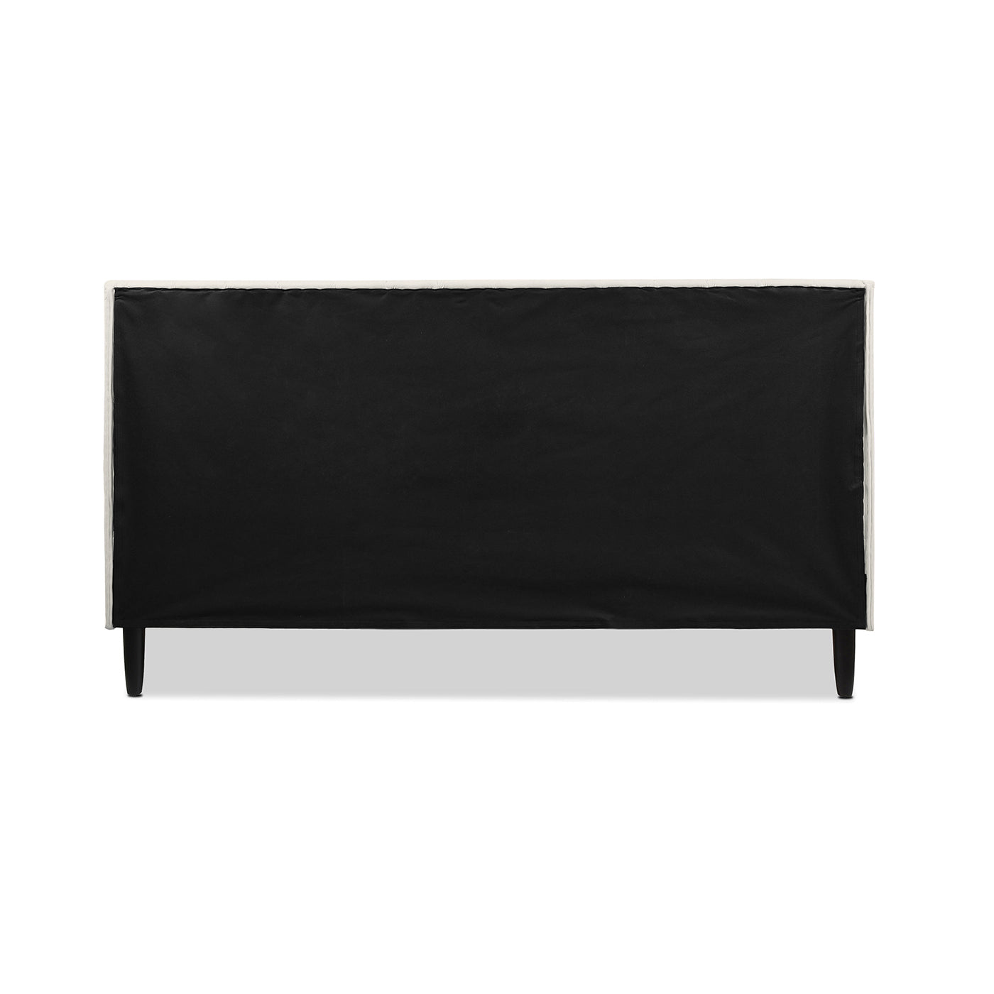 Aspen Vertical Tufted Headboard Platform Bed Set, King, Cloud