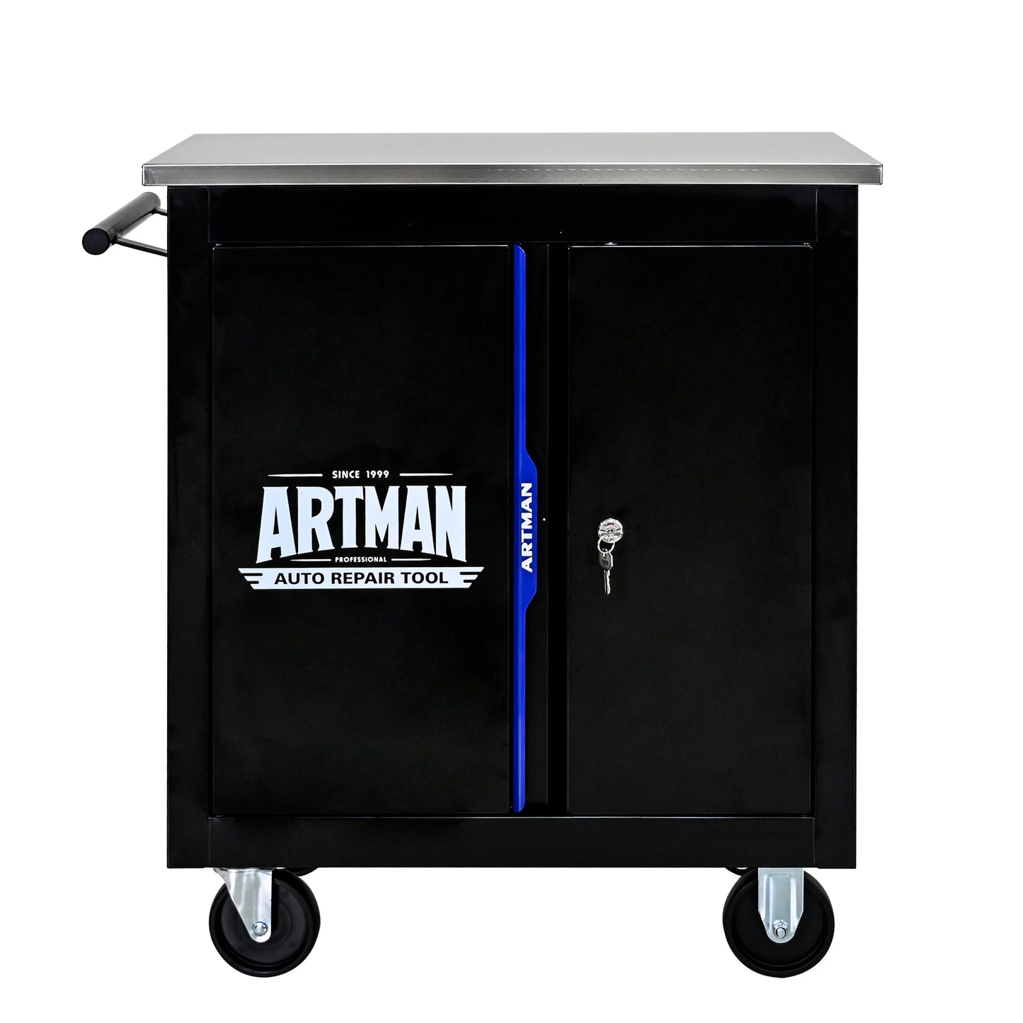 Movable Lockable Double Door Partition with Lock