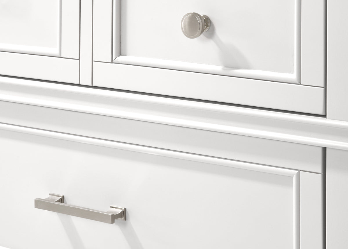 White 5 Drawer Chest