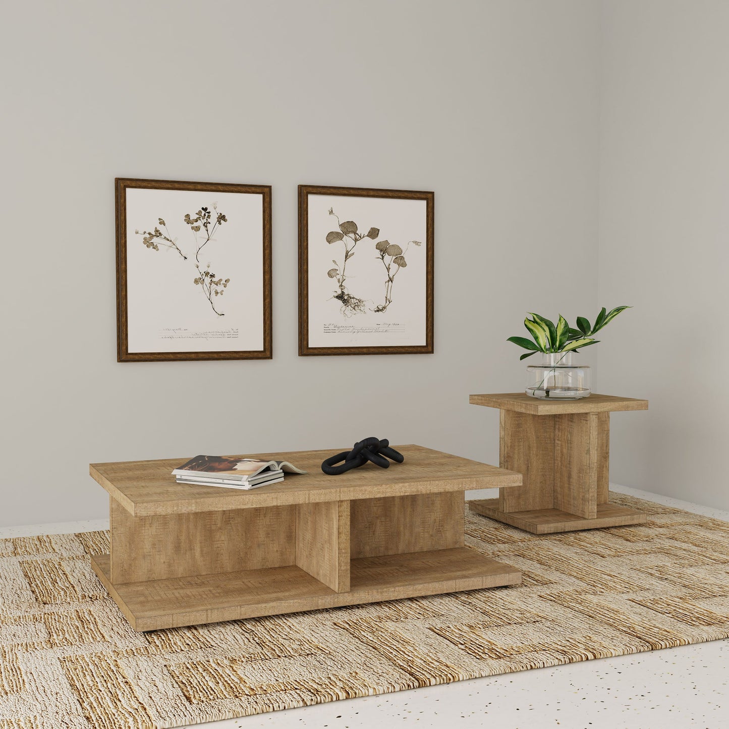 Metron Mango Square End Table