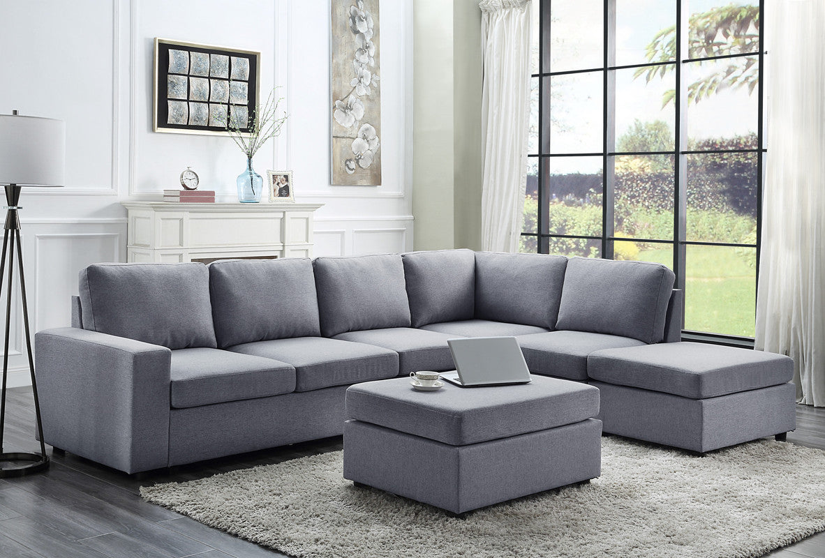 Cassia 120" Modular Sectional Sofa