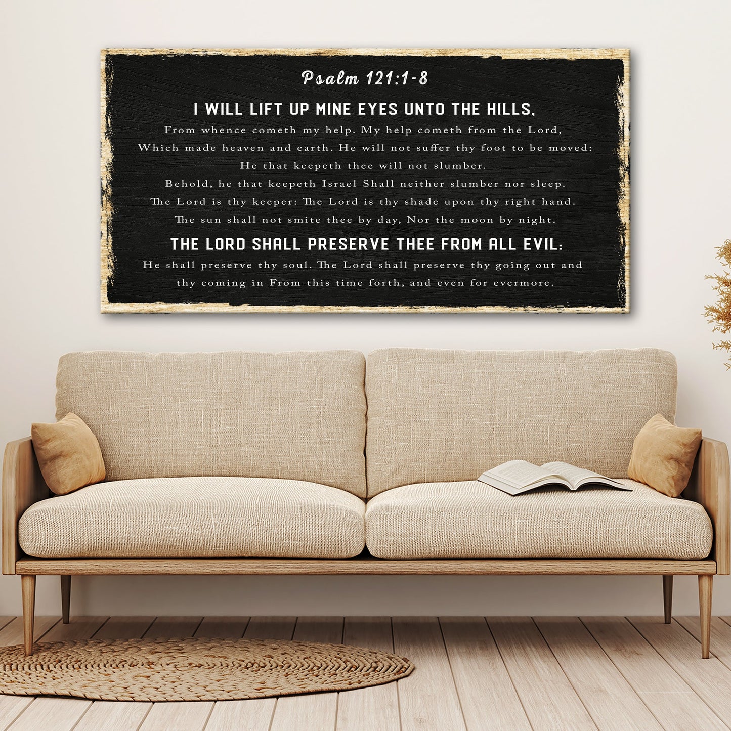 Psalm 121:1-8 - My Help Comes From The Lord Sign