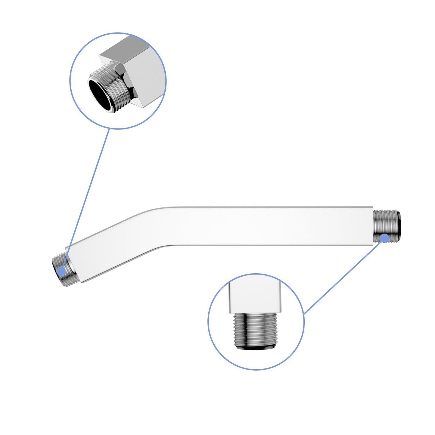6" Shower Arm with Flange