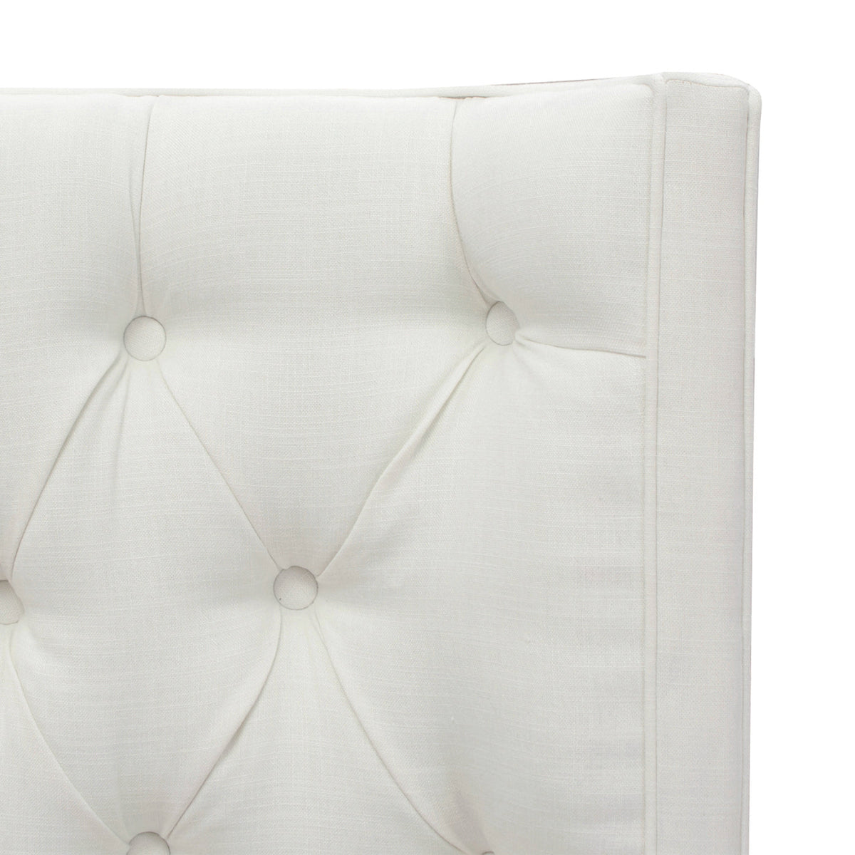 Brooklyn King Tufted Panel Bed Headboard and Footboard Set, Antique