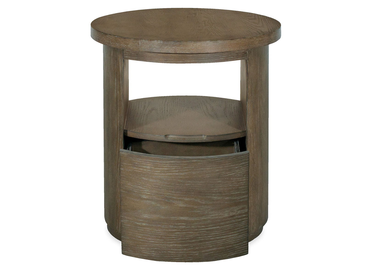 Bosley - Round End Table - Porpoise