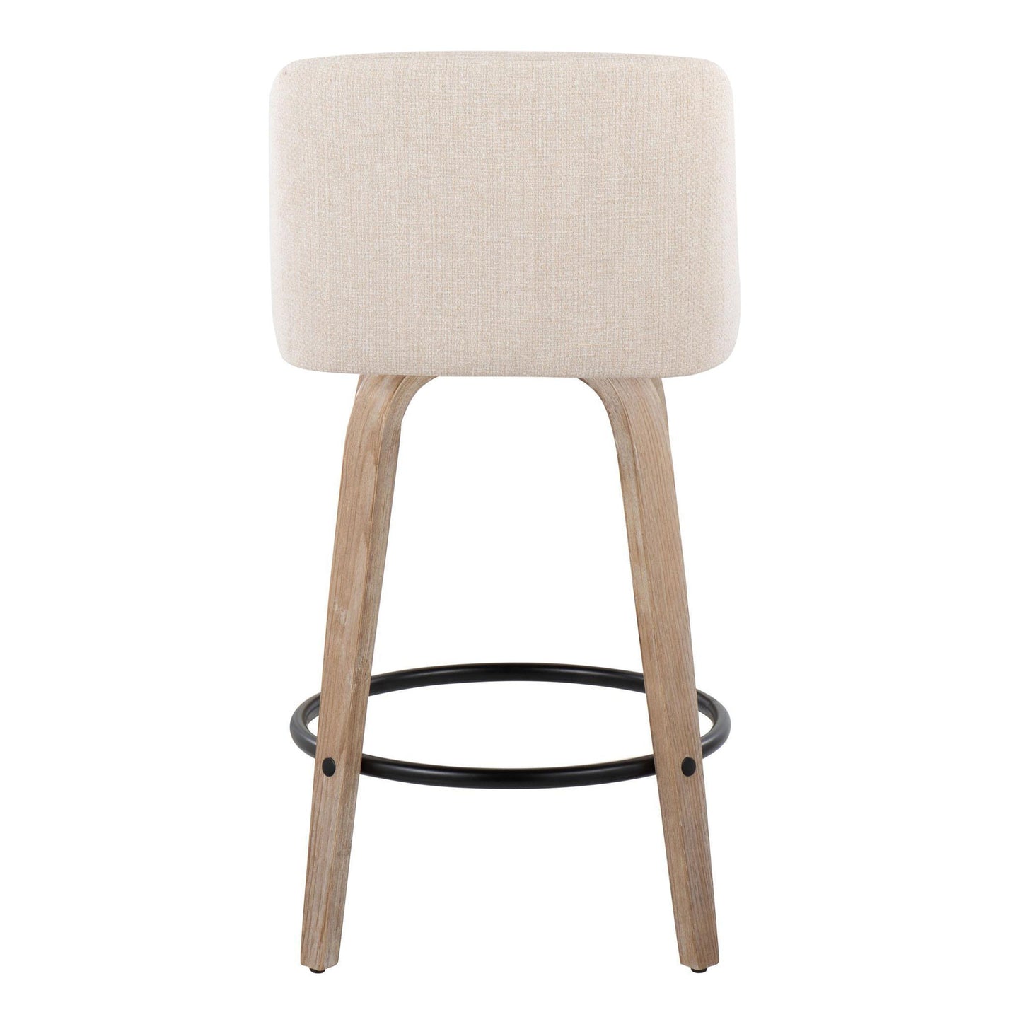 Mid-Century Modern Fixed Height Counter Stool