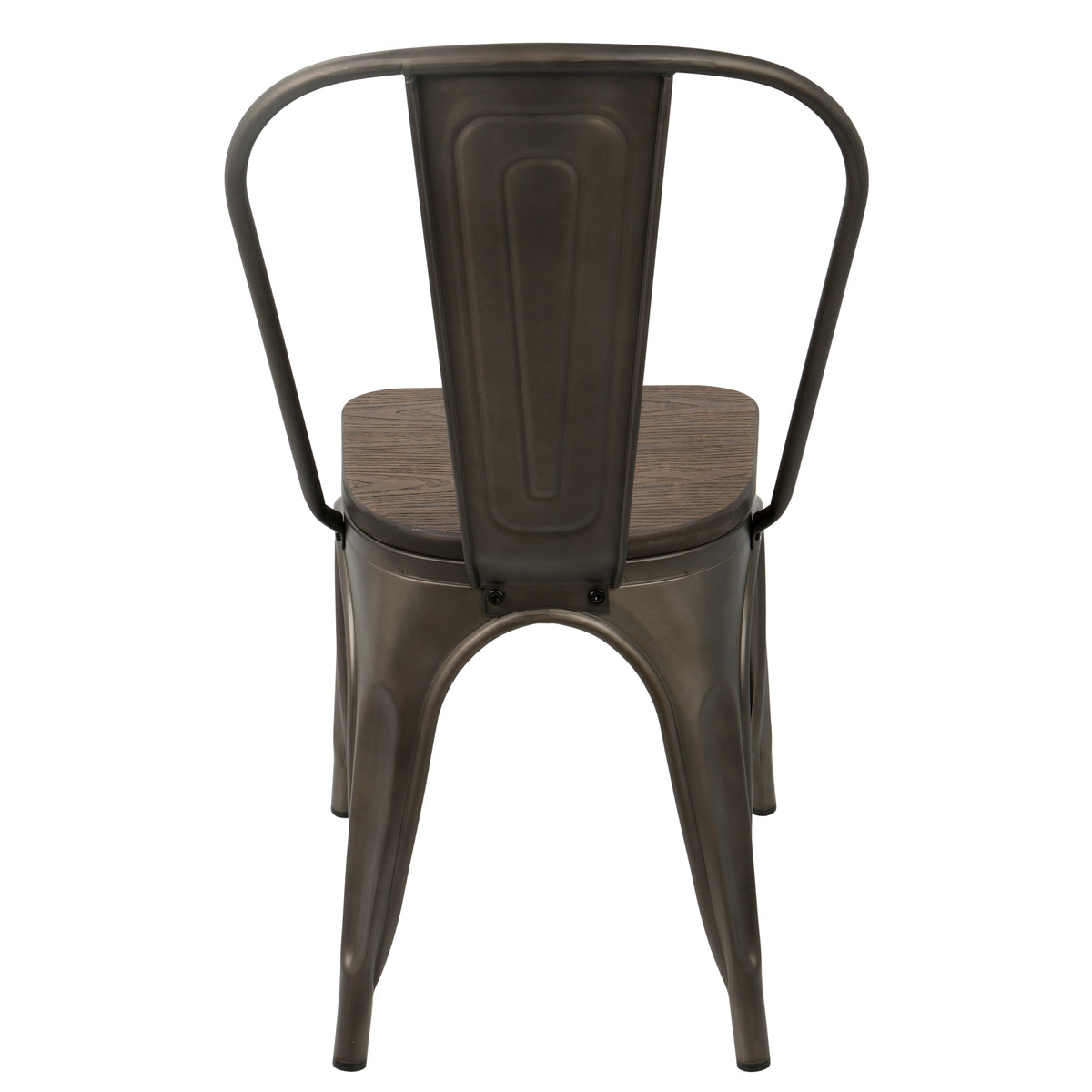Farmhouse Stackable Dining Chair in Antique Finish