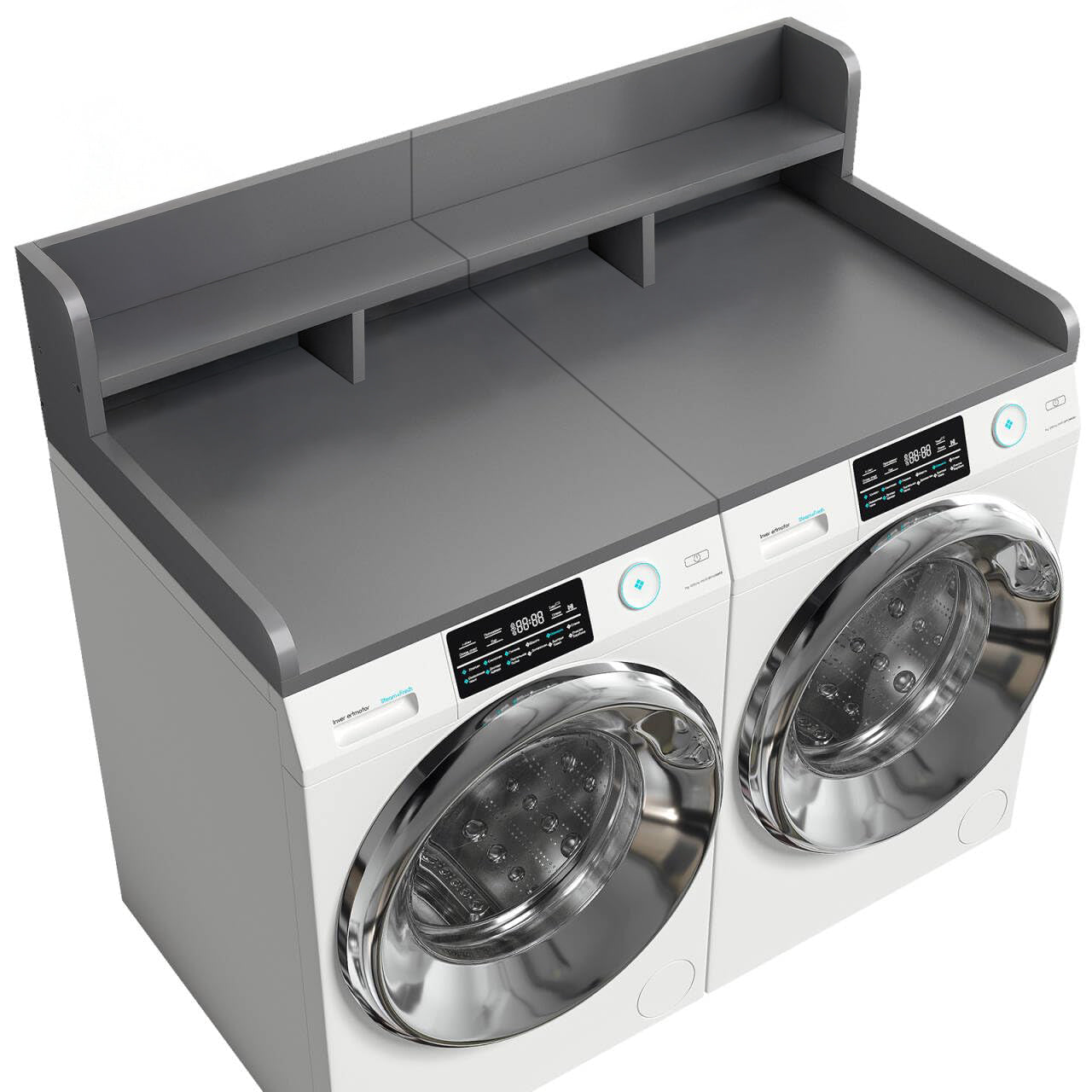 Washer Dryer Countertop with Non-slip Pads, Gray