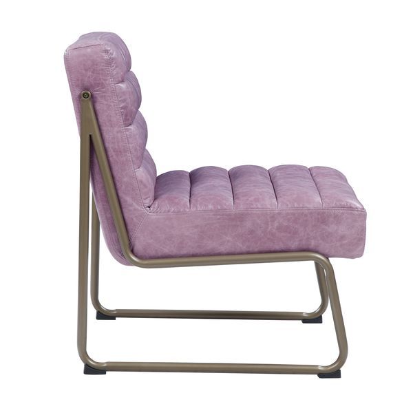 Loria - Accent Chair - Wisteria Top Grain Leather