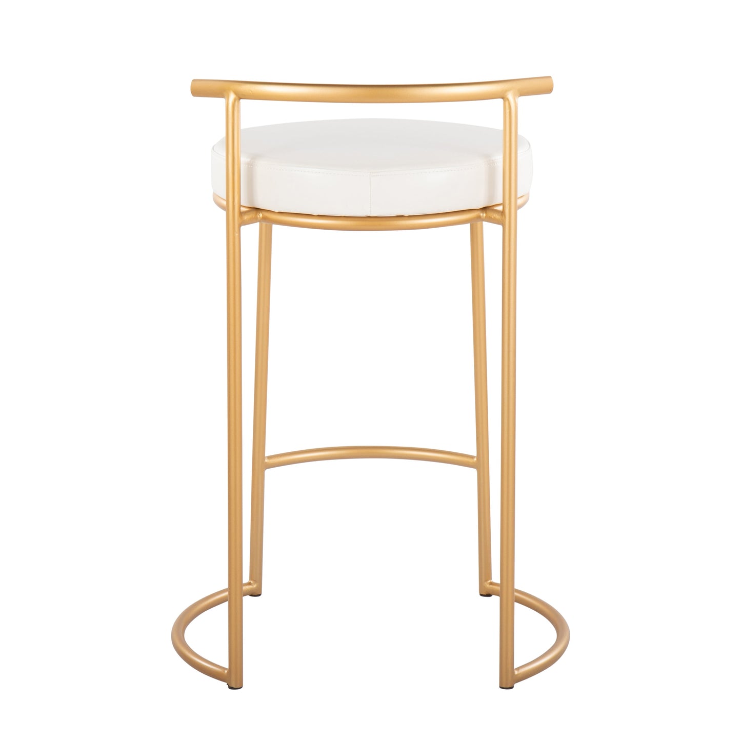 Round 26" Contemporary Fixed-Height Counter Stool