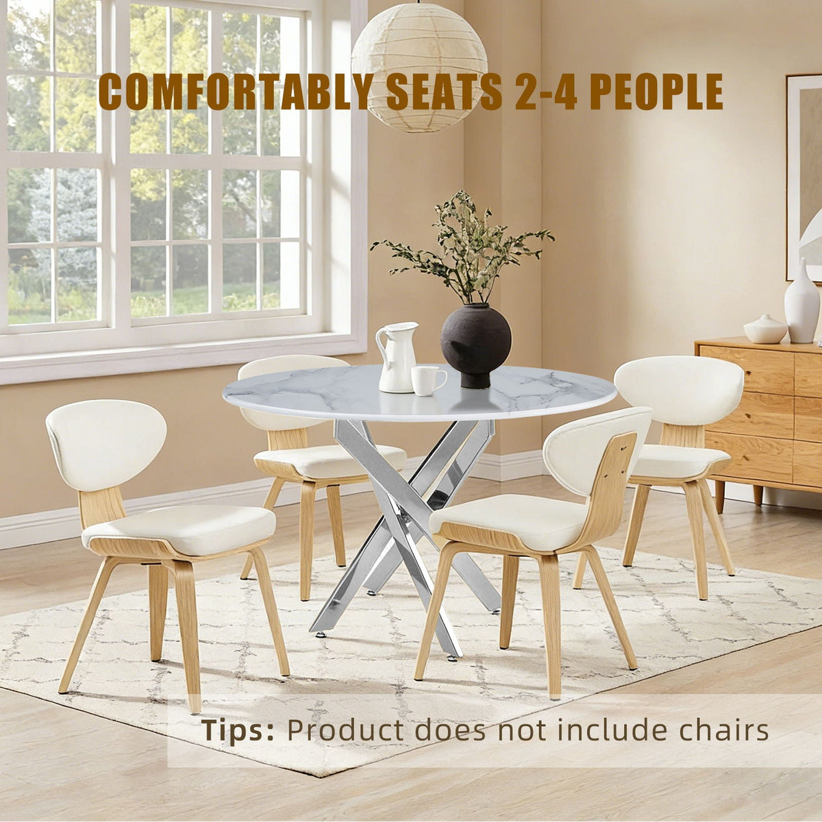 Modern Round Table For Dining Room - view 7