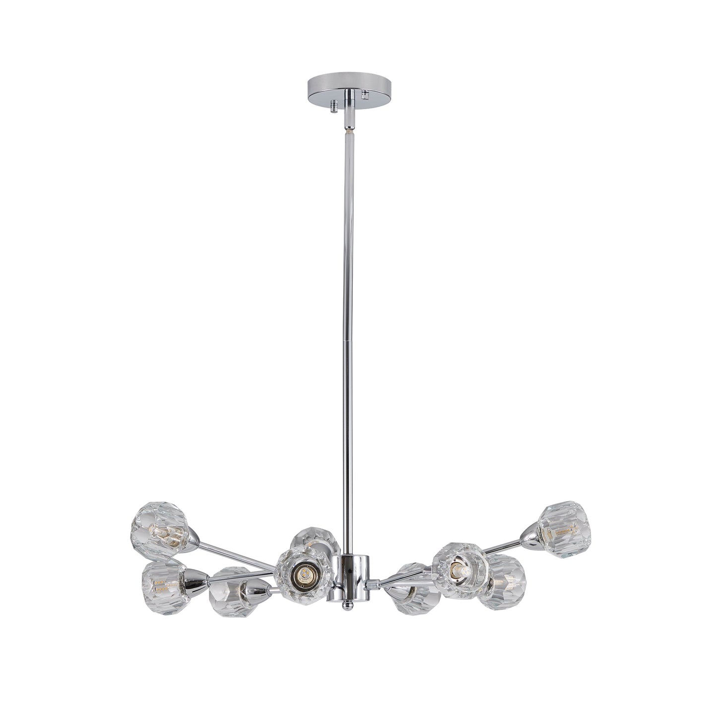 28" Modern Crystal Chandeliers with 9 Lights
