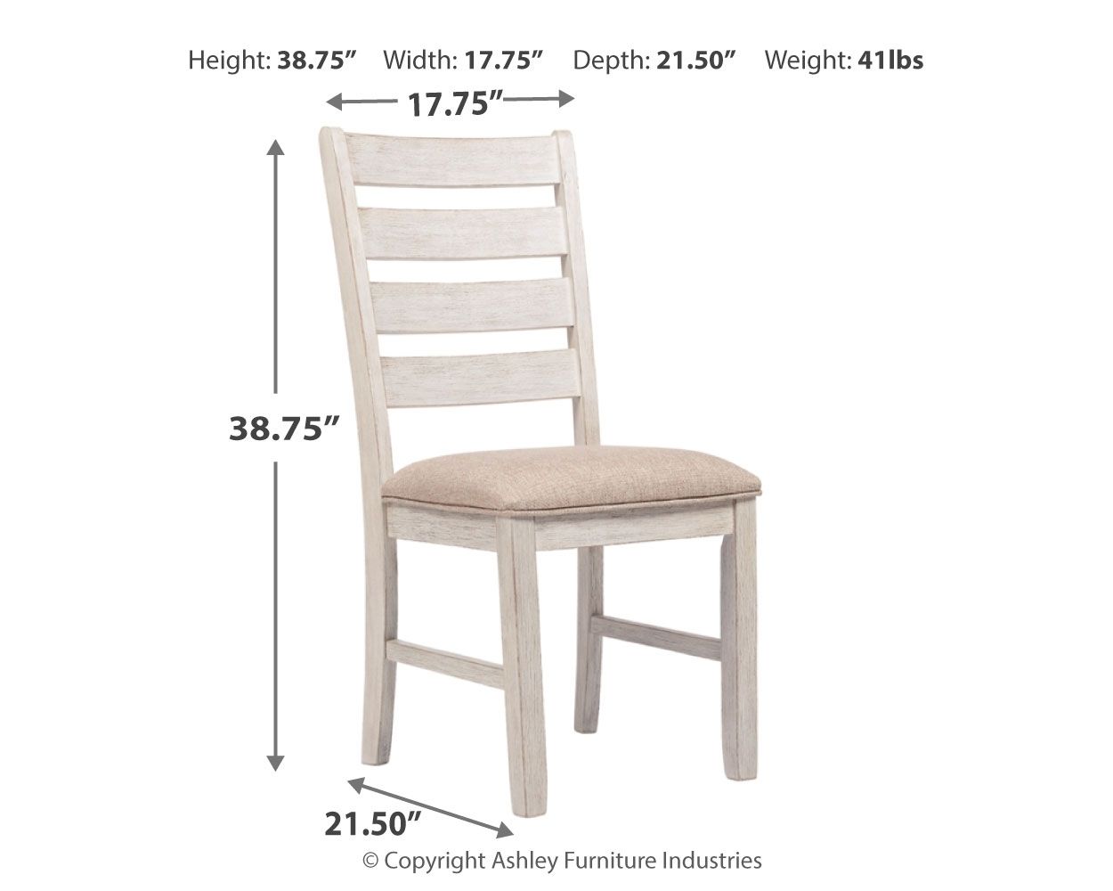 Skempton - Dining UPH Side Chair (Set of 2) - White