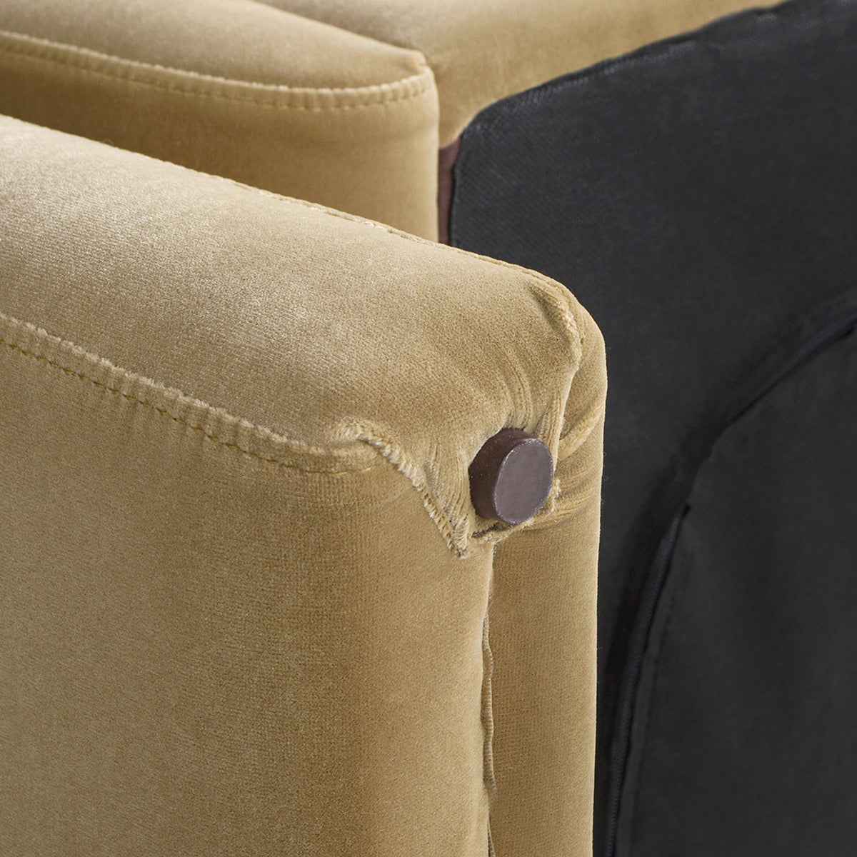 Mason 40" Arched Arm Chair, Camel
