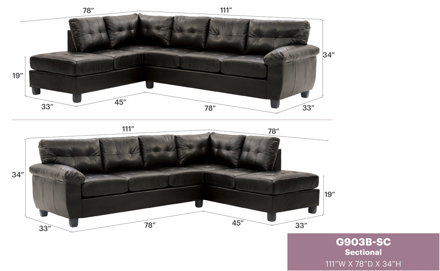 Gallant G903B-SC Sectional