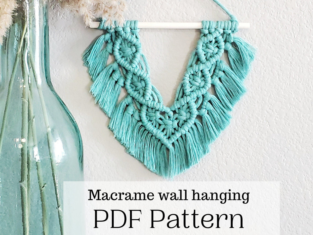 Macrame wall hanging pdf pattern