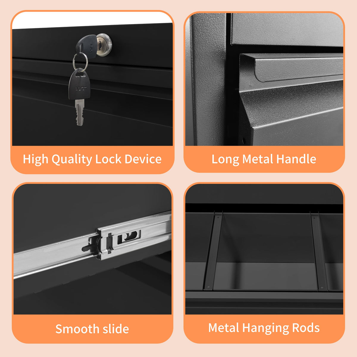 Lateral File Cabinet 3 Drawer