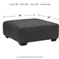Ambee - Oversized Accent Ottoman - Slate
