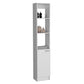Linen Cabinet, 1 Door, 6 Shelves