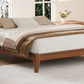 12 Inch King Size Solid Dry Bamboo Wood Platform Bed Frame