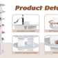 Rotating Shoe Rack Tower, 6-Tier Spinning Shoe Rack