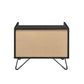 Melkree - Accent Table - Oak & Black