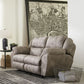 Flynn - Power Lay Flat Rocking Loveseat With Power Adjustable Headrest & Lumbar And Dual Heat & Massage - Fig