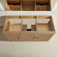 48'' Freestanding Single Sink Light Coffee Bathroom Vanity