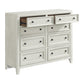 Gypsum Whitewash 8-Drawer Dresser