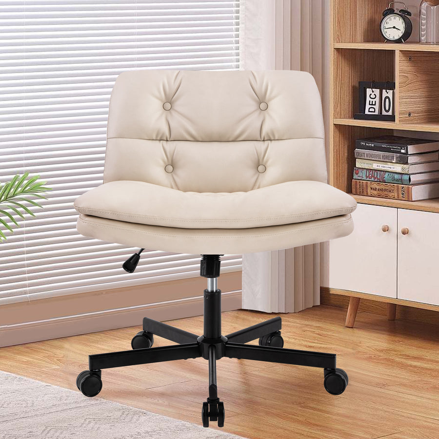 Larger Size 360° Swivel Home Office Desk Chair with Wheels