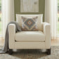 Modern Accent Chair with Rubberwood Legs