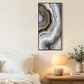 Black And Abstract Textured Canvas Art