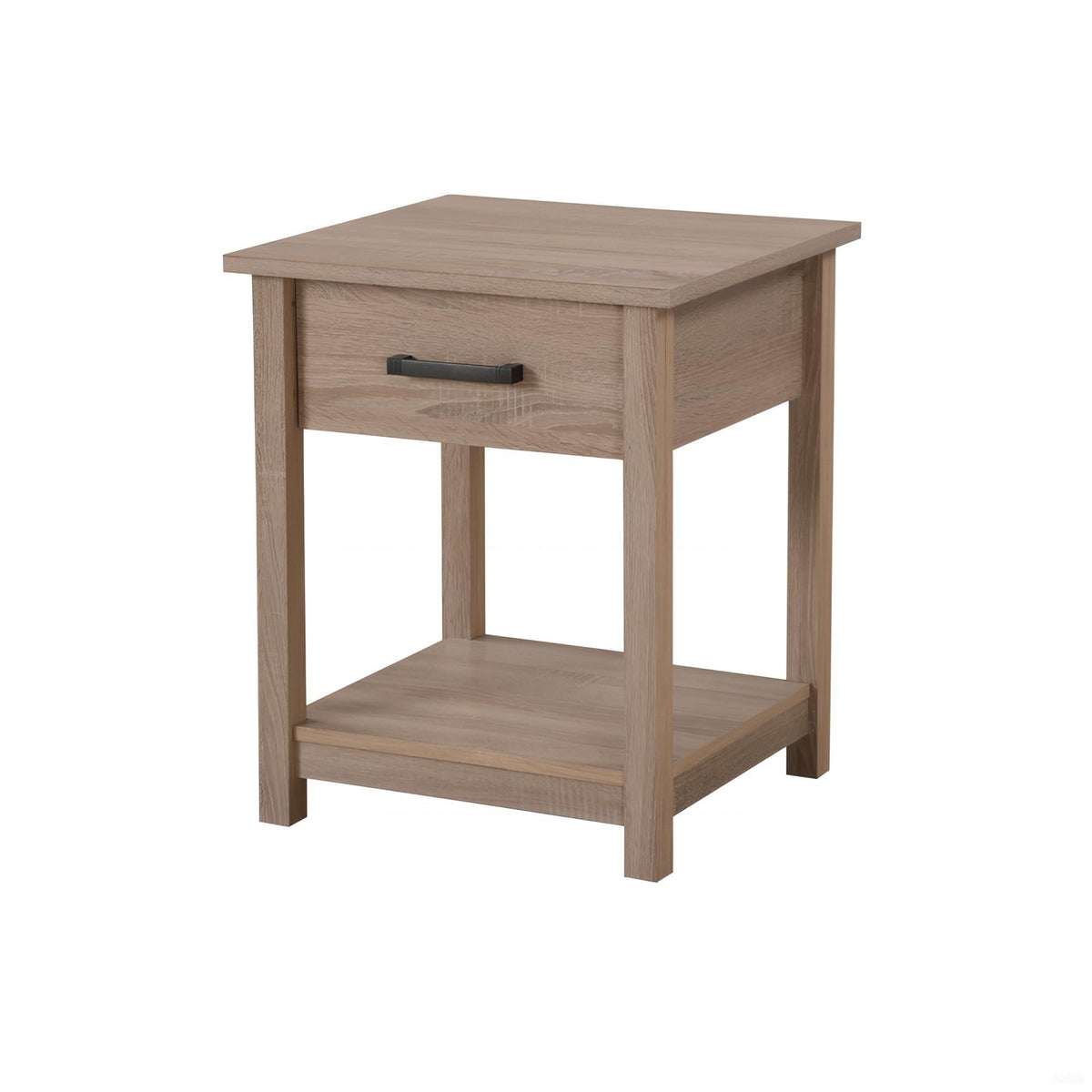 Sleek Contemporary Nightstand In Sandle Wood