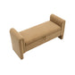 Modern Teddy Upholstered Large Bed End Bench With Arms And Storage - view 7
