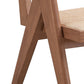3-Piece Solid Wood Accent Chair Set and Matching End Table