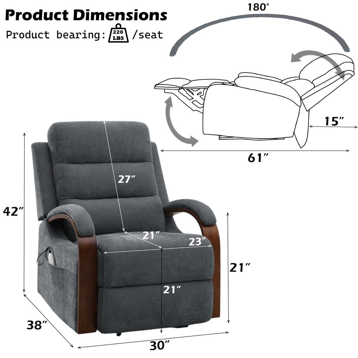 Kayla Recliner Chair