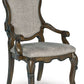 Maylee - 11 Pc. - Dining Extension Table, 4 Side Chairs, 2 Arm Chairs, Storage Bench, Buffet And Hutch - Dark Brown