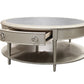 Kasa - Coffee Table - Sintered Stone Top & Champagne