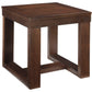 Watson - Square End Table - Dark Brown
