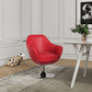 Caisson Upholstered Swivel Lounge Chair